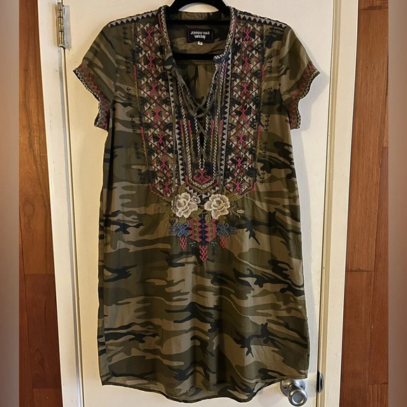 Johnny Was Ronnie Laceup Tunic Dress - Picture 2 of 8